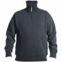 Sweat col zippé